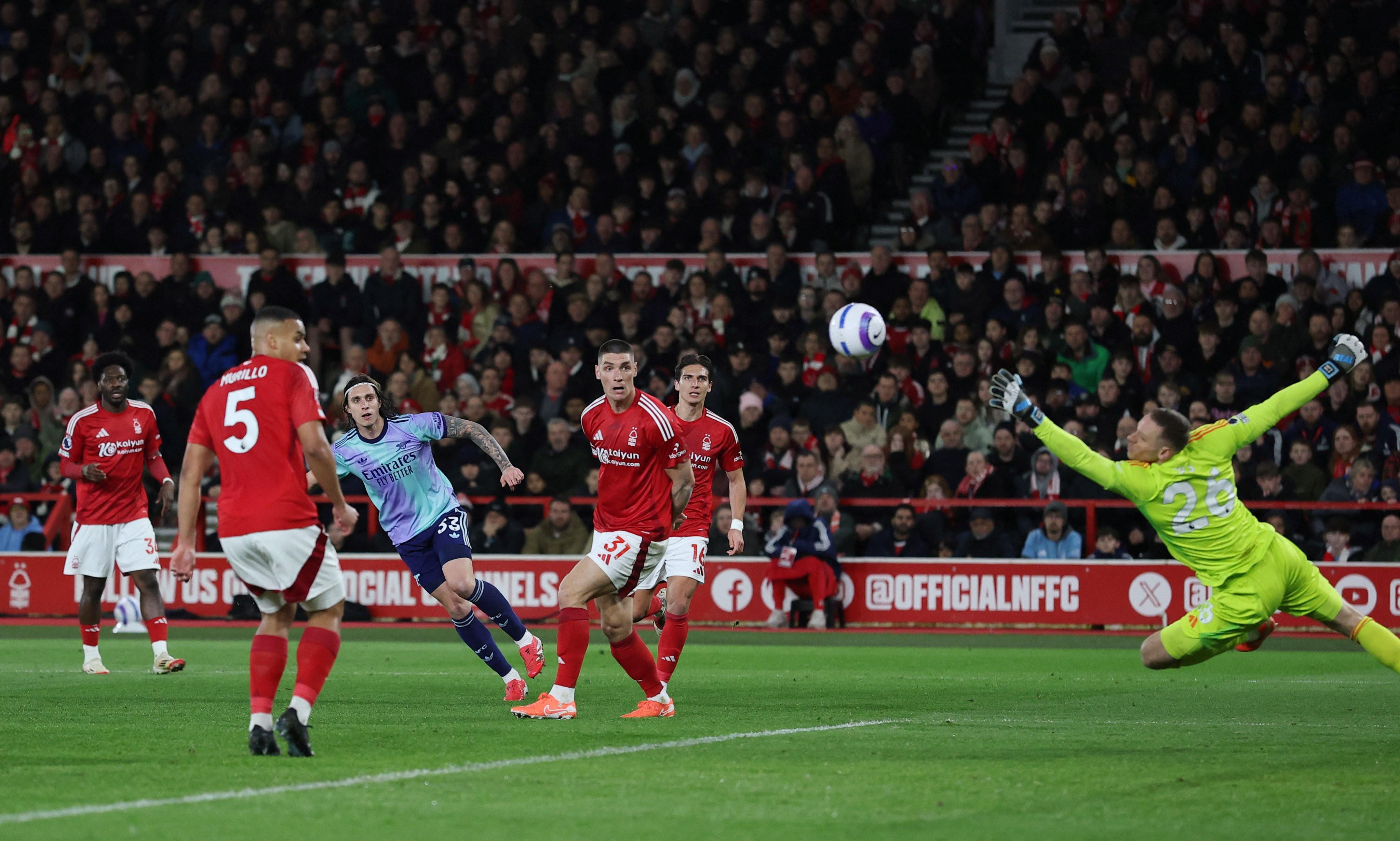 阿森纳后卫完成新赛季第一次进球