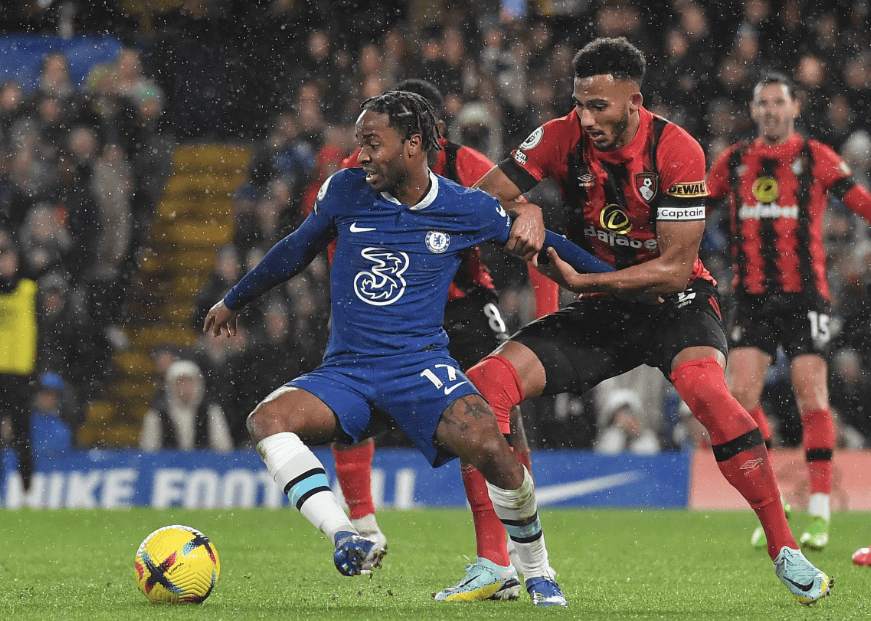 包含切尔西战胜伯恩茅斯，继续领先积分榜的词条